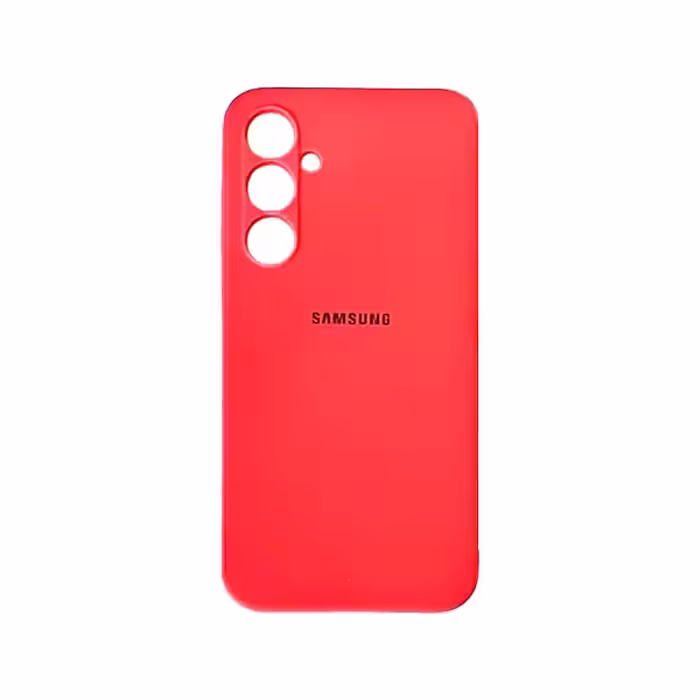 کاور سیلیکونی پاک کنی SAMSUNG S23 FE رنگ صورتی تیره