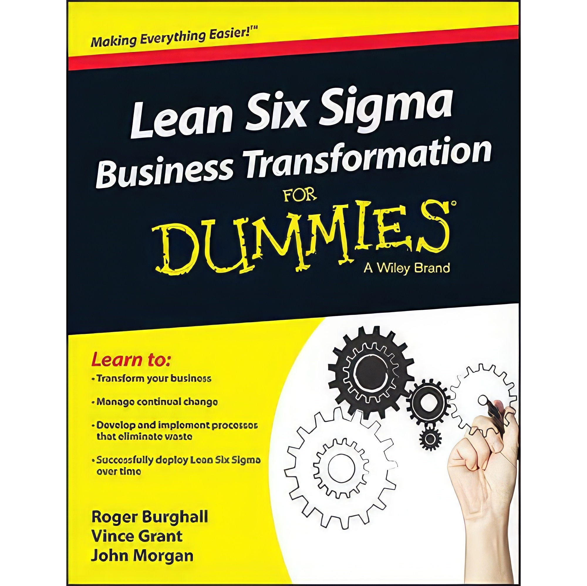 کتاب زبان اصلی Lean Six Sigma Business Transformation for Dummies انتشارات Wiley
