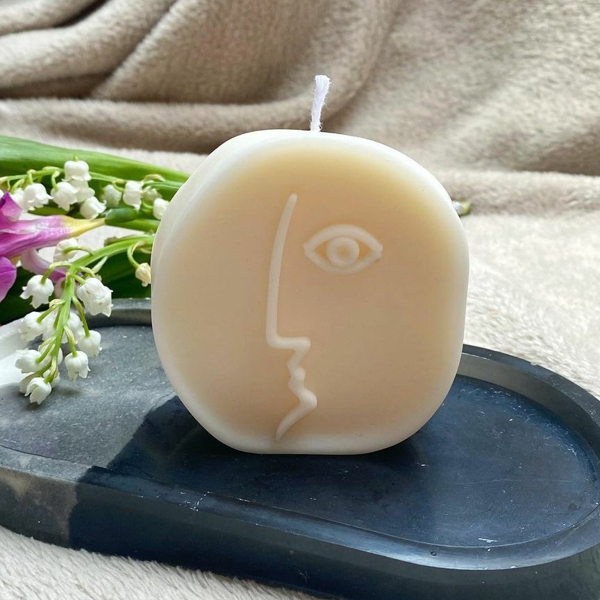 قالب سیلیکونی کوبیسم صورت دایره تک چهره