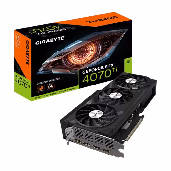 قیمت کارت گرافیک Gigabyte GeForce RTX4070 Ti WINDFORCE OC 12G