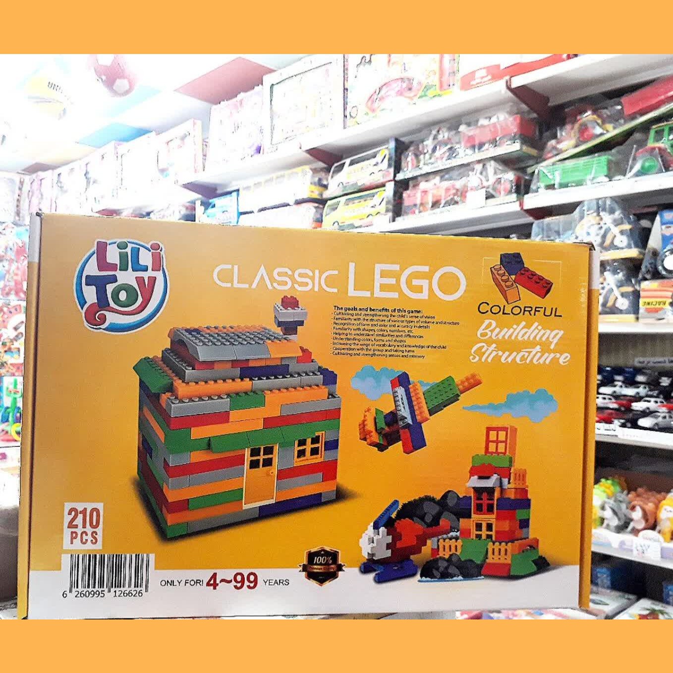 سازه فکری لگو کلاسیک 210 قطعه پلاستیکی