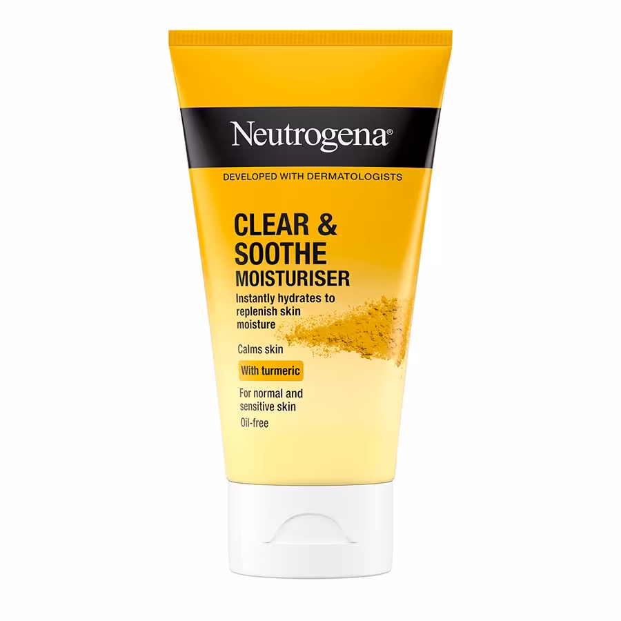 ژل کرم مرطوب کننده زردچوبه نیتروژنا Neutrogena حجم 75 میل | مناسب پوست‌ چرب و مستعد لک، تسکین دهنده