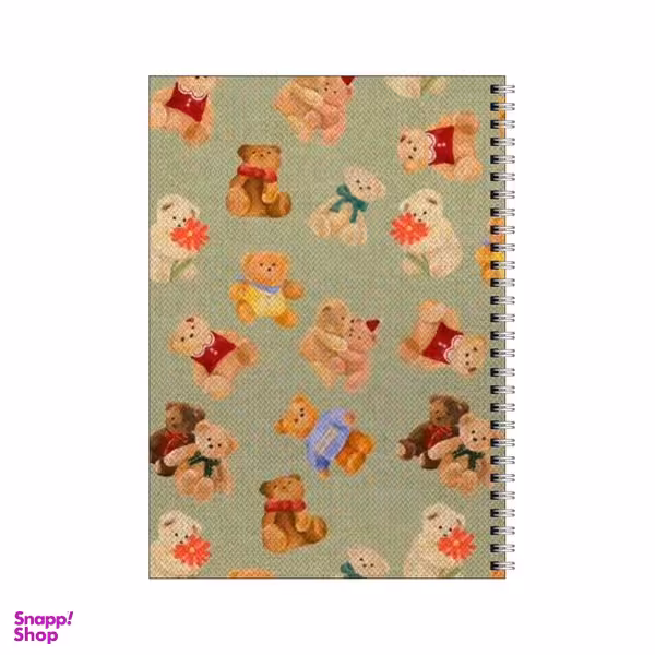 دفتر مشق 80 برگ بامبیلیپ طرح خرس گل گلی کد 6209543