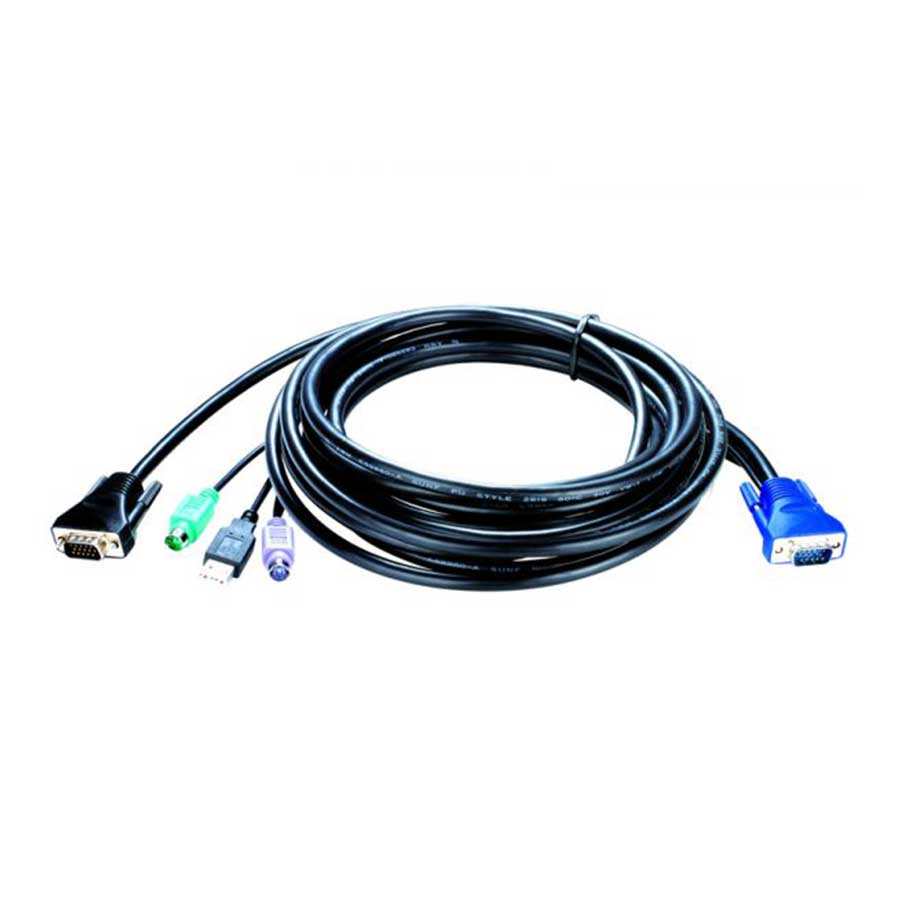 قیمت و خرید کابل 5 متری سوییچ PS2 KVM دی لینک مدل KVM-403 | یاس ارتباط