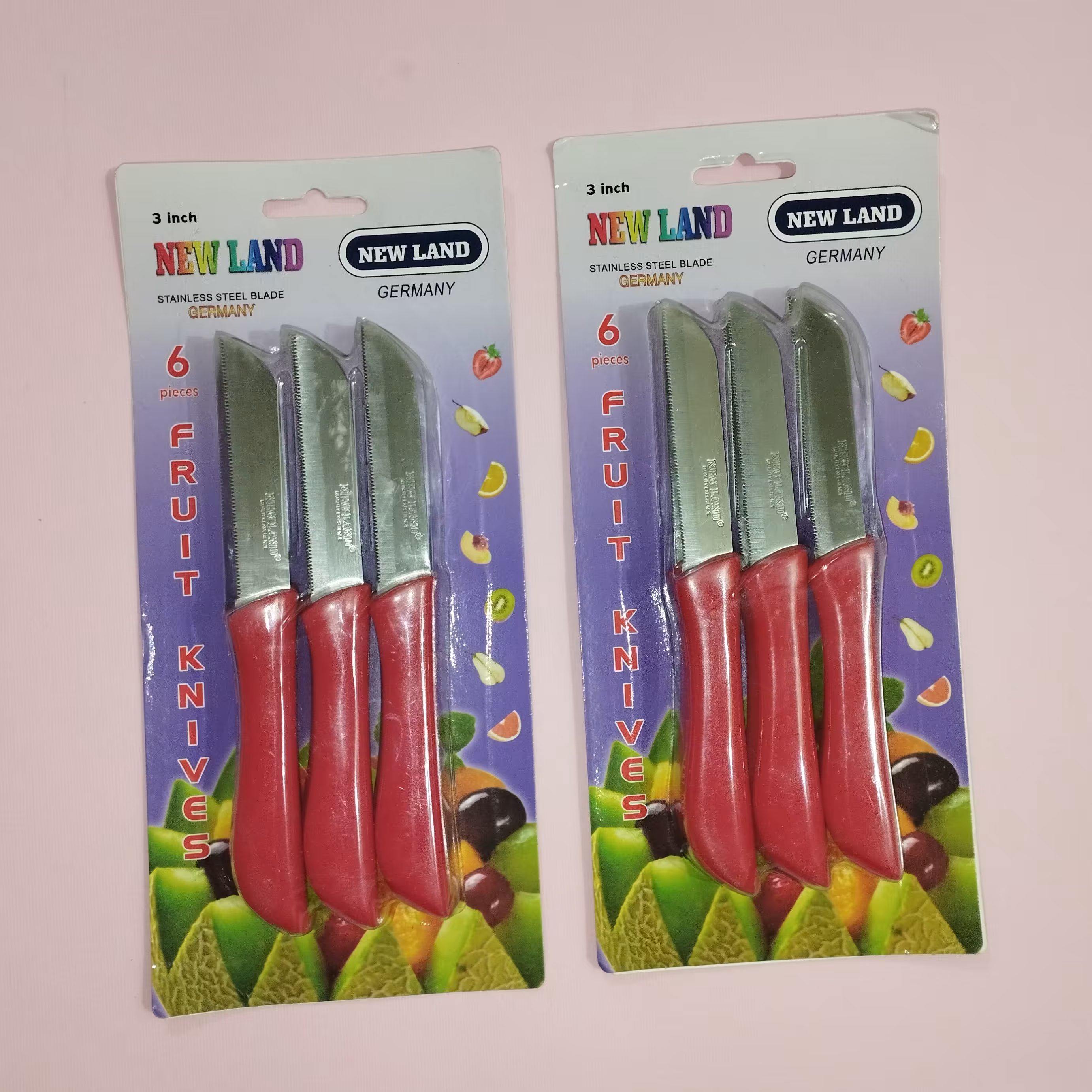 کارد میوه خوری نیولند چاقو میوه خوری جنس تیغه لیتیوم ضد زنگ  در  رنگ های متنوع 