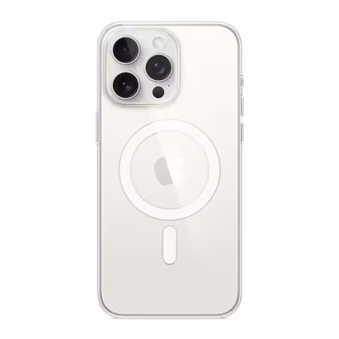 قاب 15 پرو مکس اصلی اپل iPhone 15 Pro Max Clear Case with MagSafe