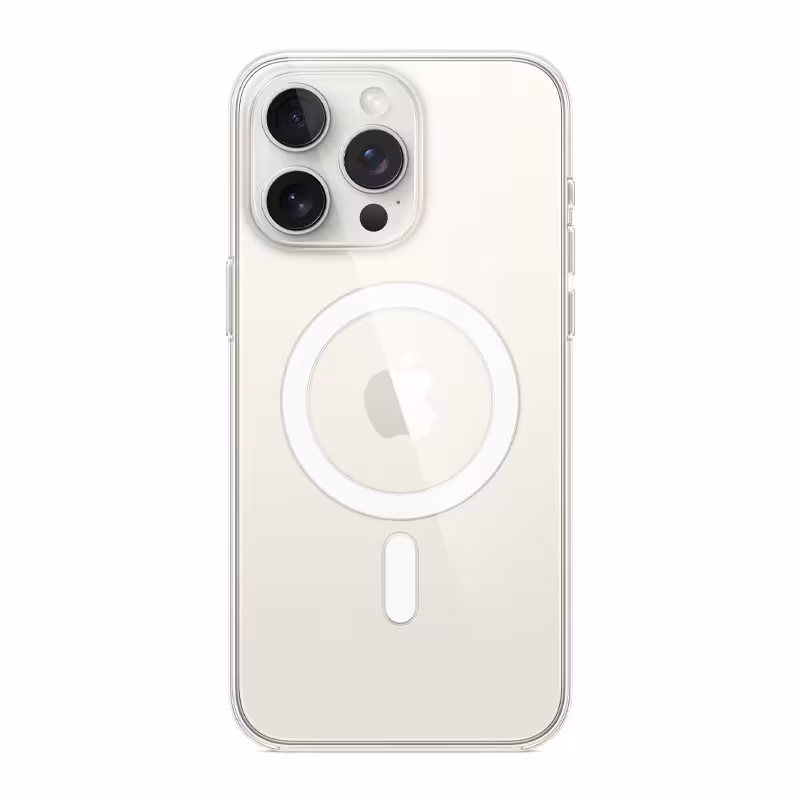 قاب 15 پرو مکس اصلی اپل iPhone 15 Pro Max Clear Case with MagSafe