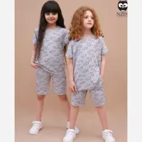 تیشرت شلوارک پسرانه تیشرت شلوارک دخترانه سایز 35 تا 55 ارسال رایگان طرح کوالا 
