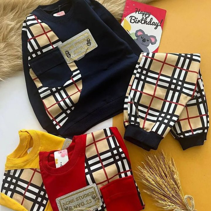 بلوز شلوار ست پسرانه دورس اعلا شلوار غواصی 45 تا 60