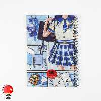 دفتر یادداشت سیمی 1/8 طرح مدرسه آپادانا