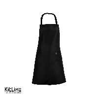 پیشبند پلاستیکی ضد آب تک جیب مشکی آریا