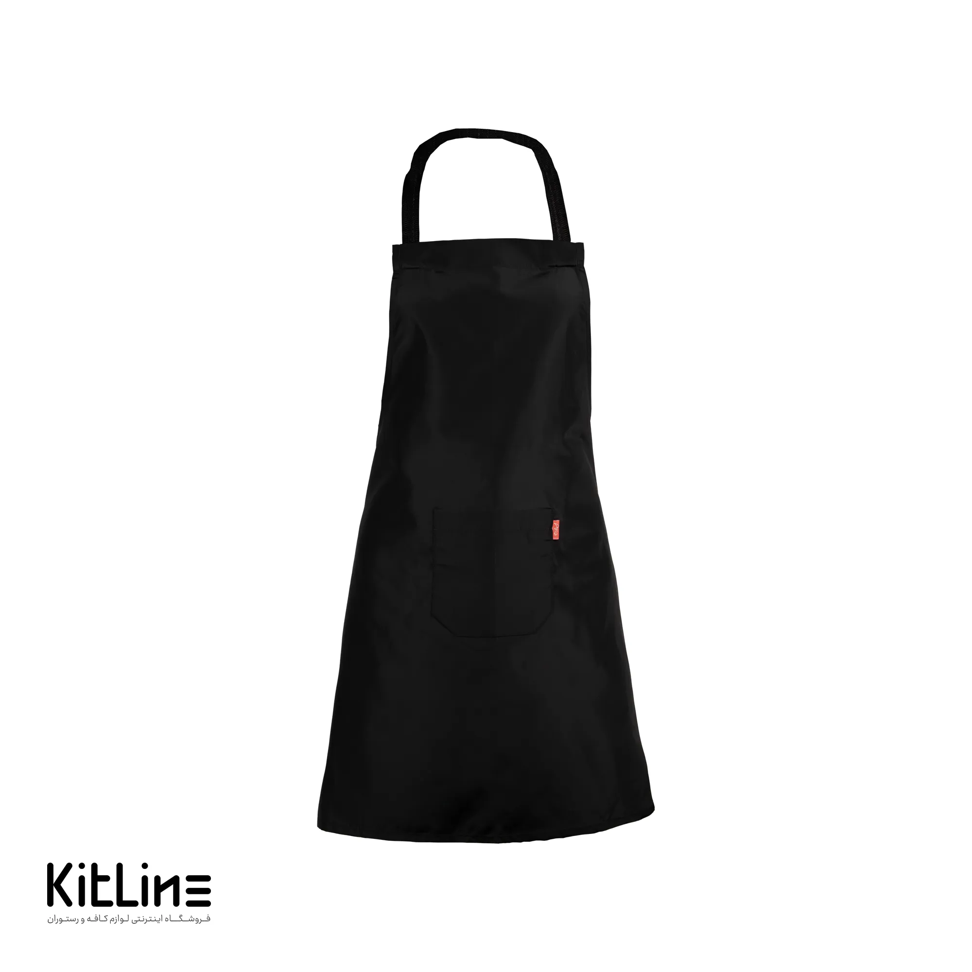 پیشبند پلاستیکی ضد آب تک جیب مشکی آریا