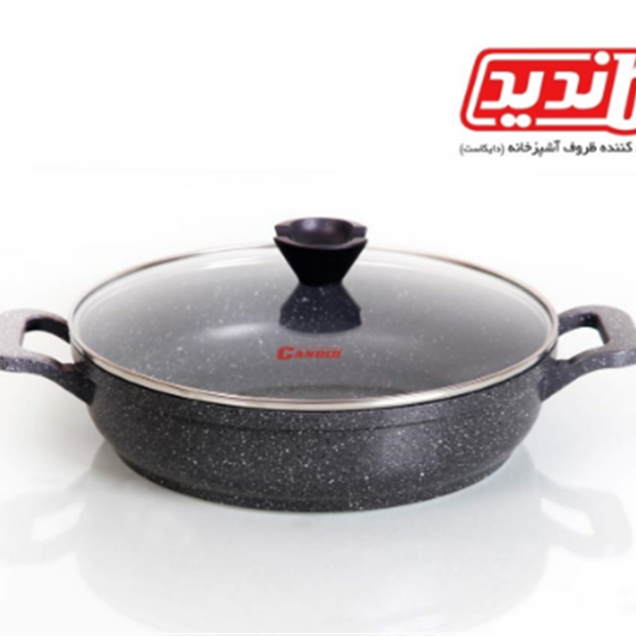 کاندید تابه دودسته 32 گرانیت کاندید مدل پروانه Candid Fry pan 32