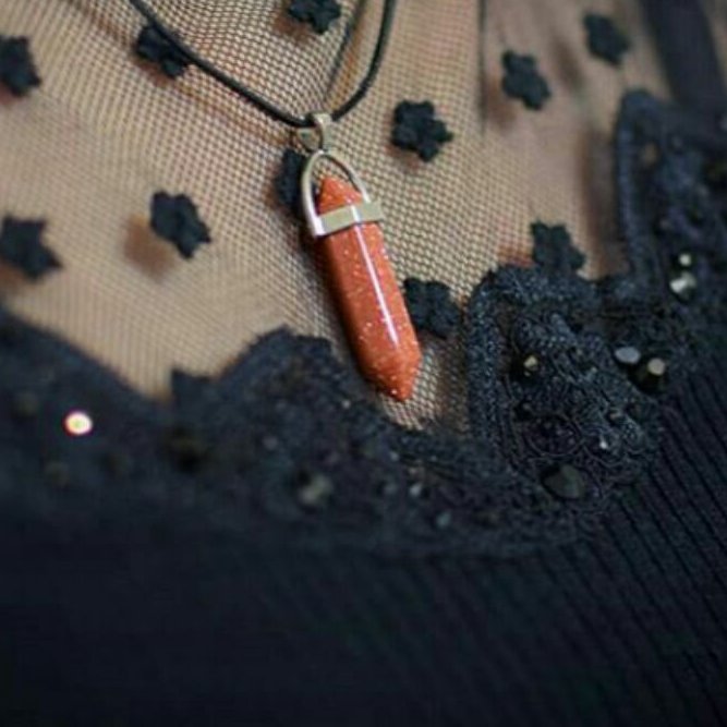 پلاک سنگ دلربا استیل رنگ ثابت همرا با زنجیر اشانتیون