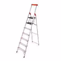 نردبان 7پله یوکسل آلومینیومی فولاد بهمن آسانکار (پس کرایه)