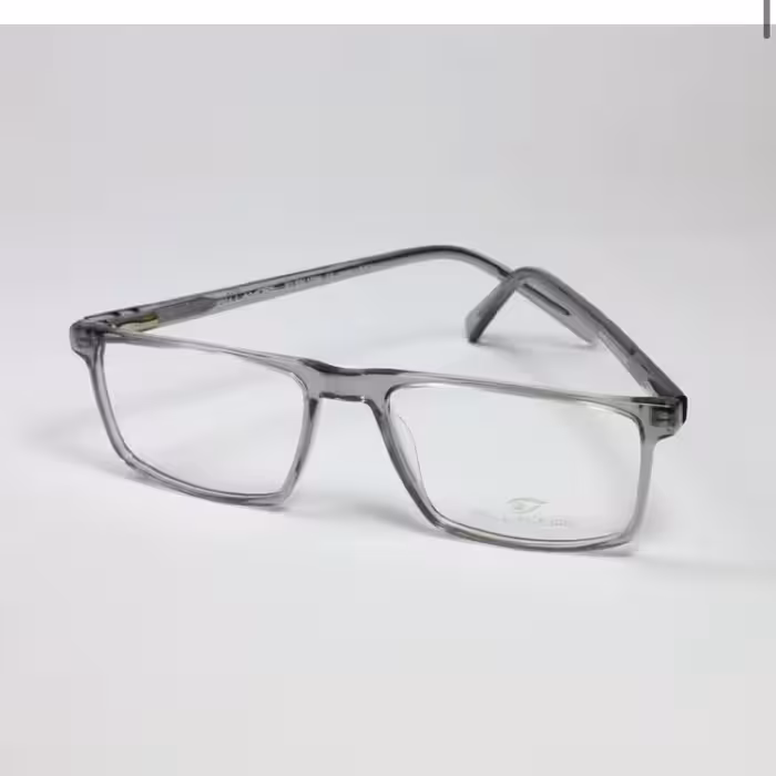 فریم عینک طبی کائوچو مستطیلی طوسی 1467