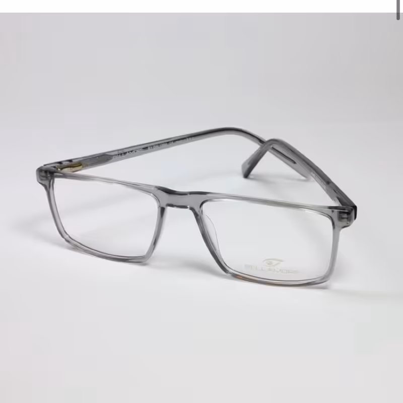 فریم عینک طبی کائوچو مستطیلی طوسی 1467