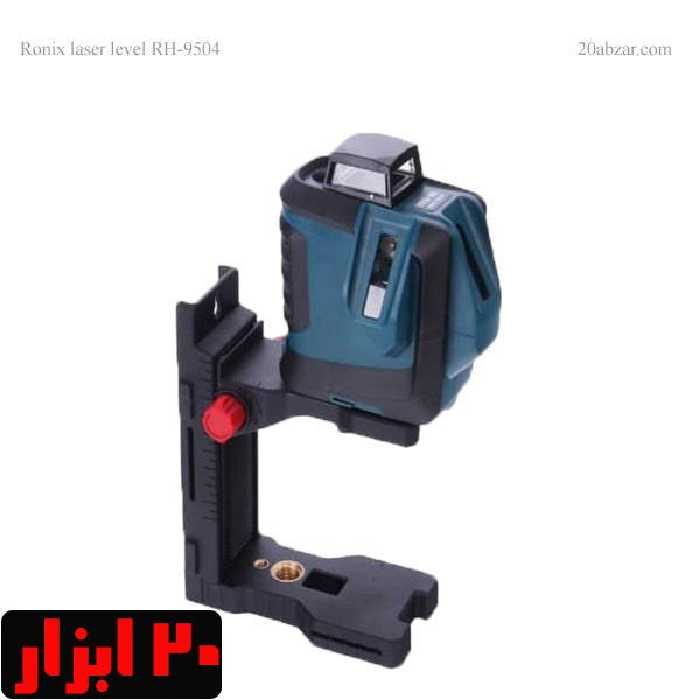 تراز لیزری 3 خط رونیکس افقی 360 و دو خط عمودی 120 120 درجه نور قرمز RH-9504
