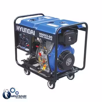 موتور برق گازوئیلی هیوندای مدل HG6553-DG - ابزار یراق