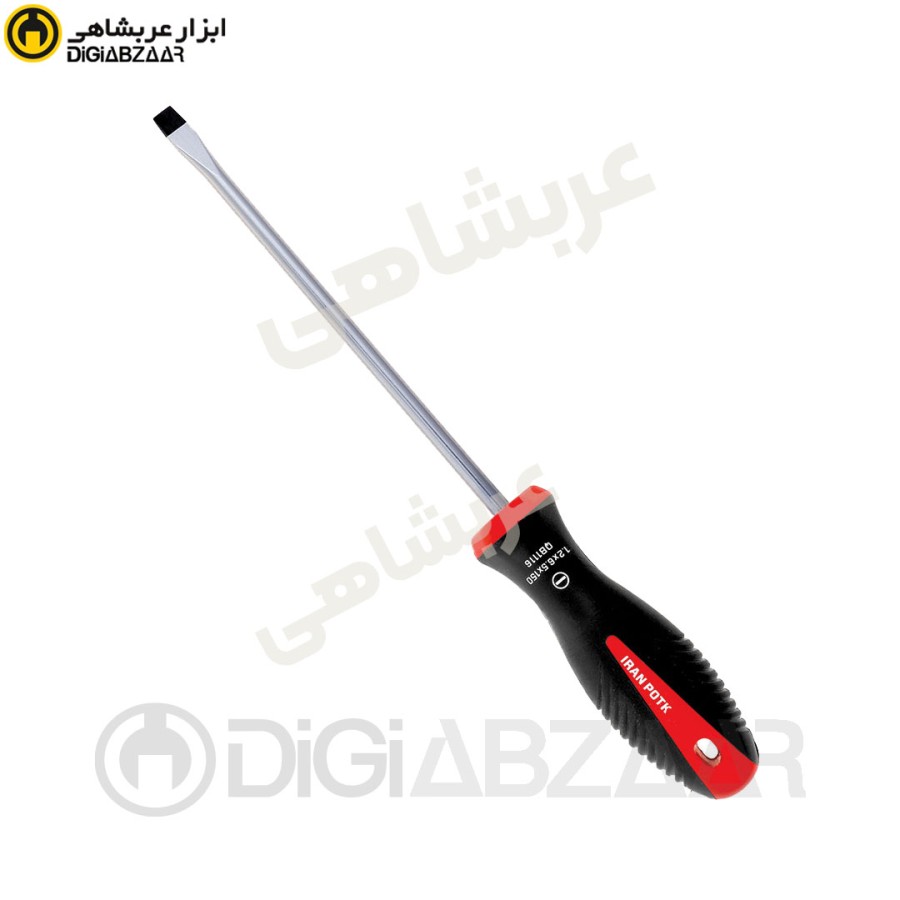 پیچ گوشتی دو سو 100*4 دسته دو جزئی ایران پتک مدل QB 1112