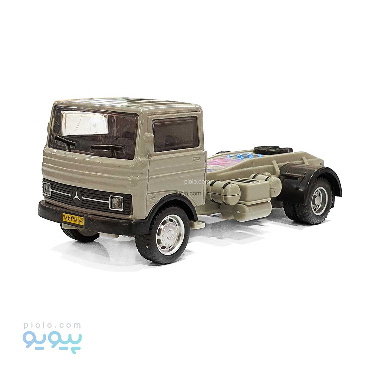 اسباب بازی ماکت خاور کمپرسی فلزیYT1063 سه عددی عمده و کارتنی