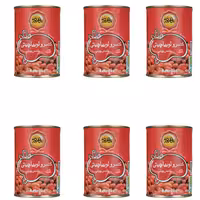 کنسرو لوبیا چیتی با سس چیلی بهروز - 420 گرم بسته 6 عددی