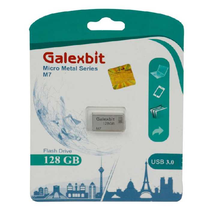 فلش 128 گیگ گلکس بیت Galexbit Micro Metal Series M7 USB3.0