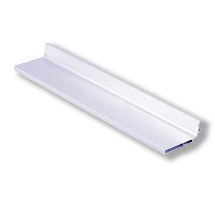 دستگیره پروفیل آلومینیوم شاخه ای  رنگ طرح استیل مدل ال 3متری کاپران 