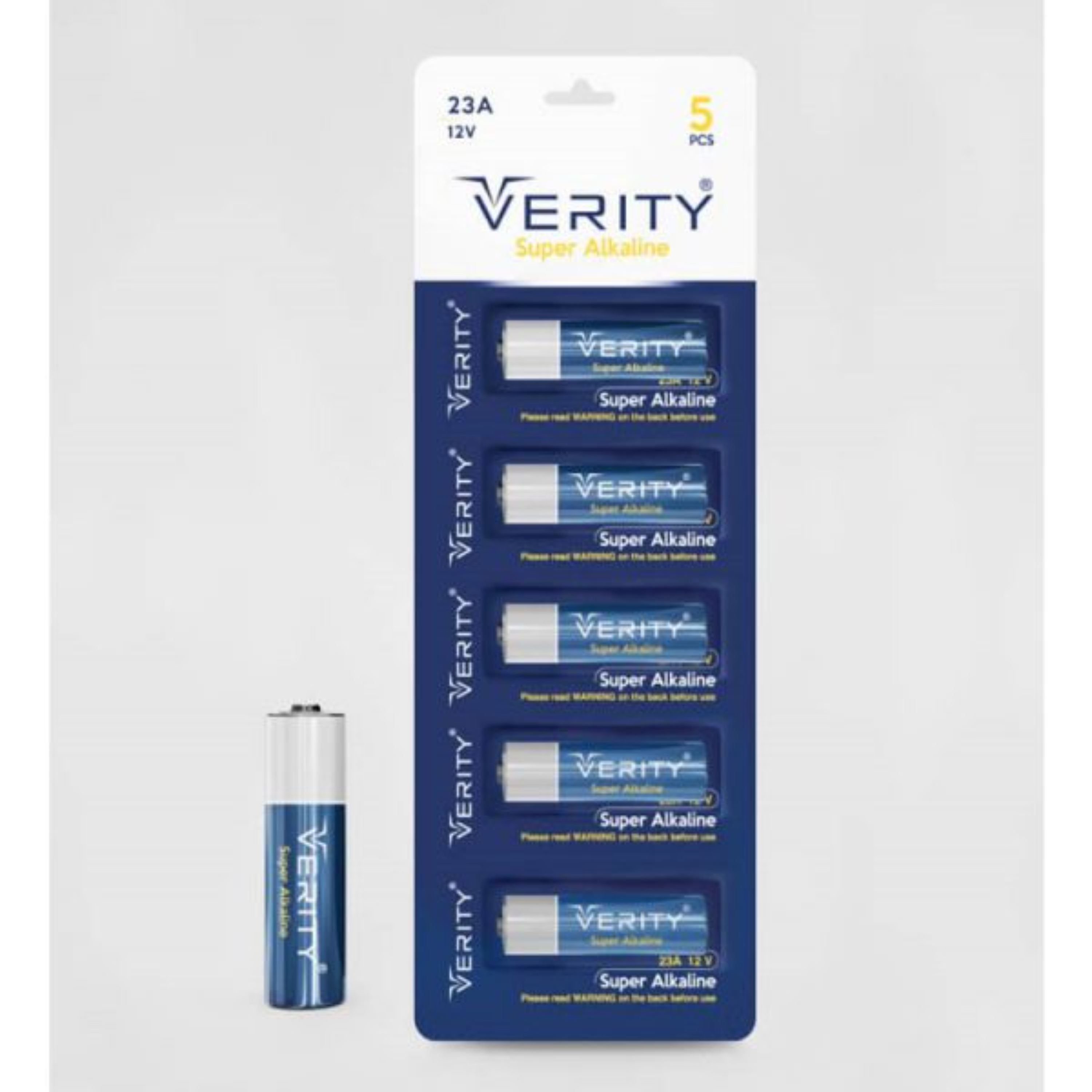 باتری 23A سوپرآلکالاین VERITY تک عددی 