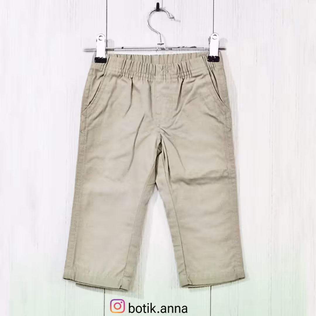 شلوارکتان پسرانه دخترانه برند carters آمریکاسایز12ماهه کمرکشی