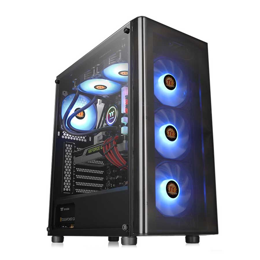 قیمت و خرید کیس کامپیوتر ترمالتیک مدل V200 Tempered Glass RGB Edition | یاس ارتباط