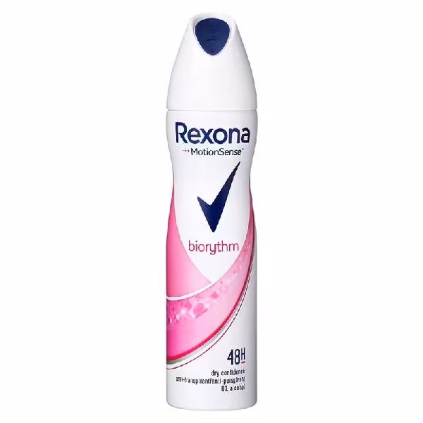 اسپری ضد تعریق زنانه رکسونا مدل Biorythm  حجم 200 میلی لیتر