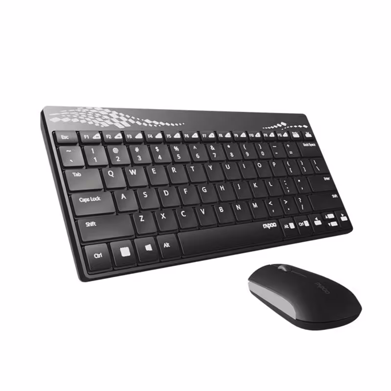 کیبورد و موس بیسیم رپو مدل 8000