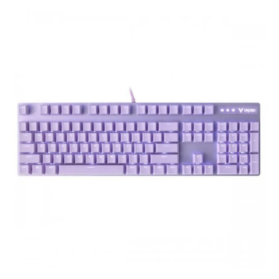 کیبورد گیمینگ مکانیکال رپو V500PRO Purple