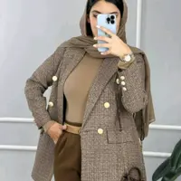 مانتو کتی زنانه کرپ ریما مدل ریما