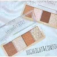 پالت کانتور و هایلایتر پودری pink key اورجینال  	

