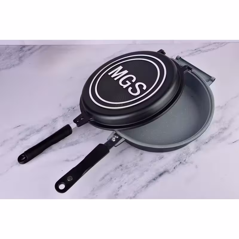 تابه رژیمی گرد سایز 28 برند ام جی اس MGS کد کالا رنگ مشکی