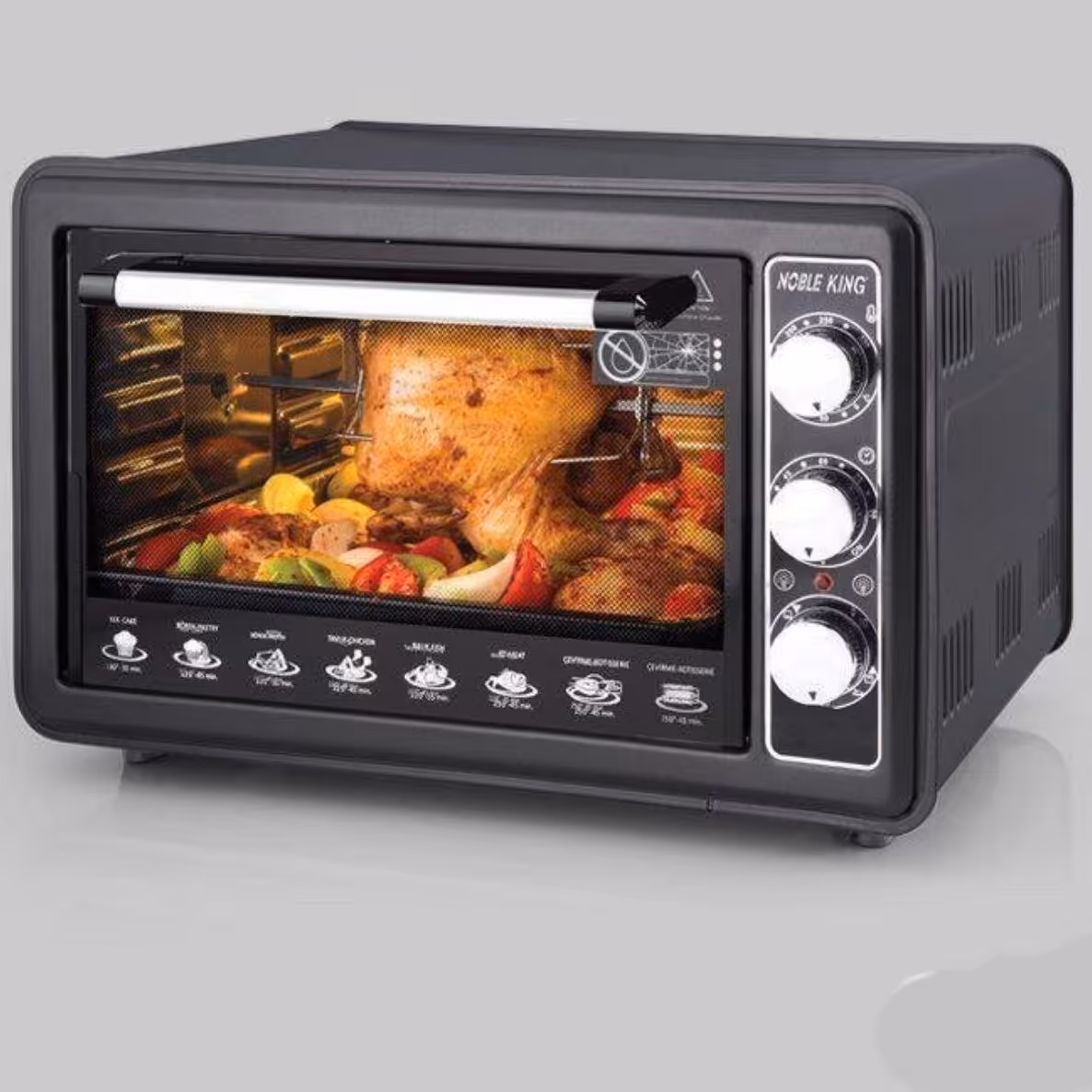 آون توستر نوبل کینگ  دو سینی درجه یک با دفترچه رهنما مورد تایید