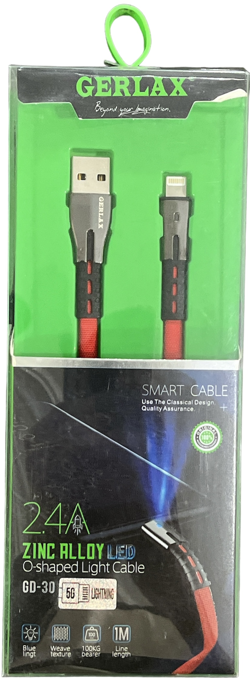 کابل شارژ آیفون جرلکس GD-30