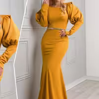 ماکسی مجلسی ژیکا(سایز 38تا50)در6رنگ جذاب