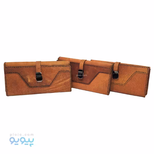 کیف پول چرمی 3 لت جلو مگنت