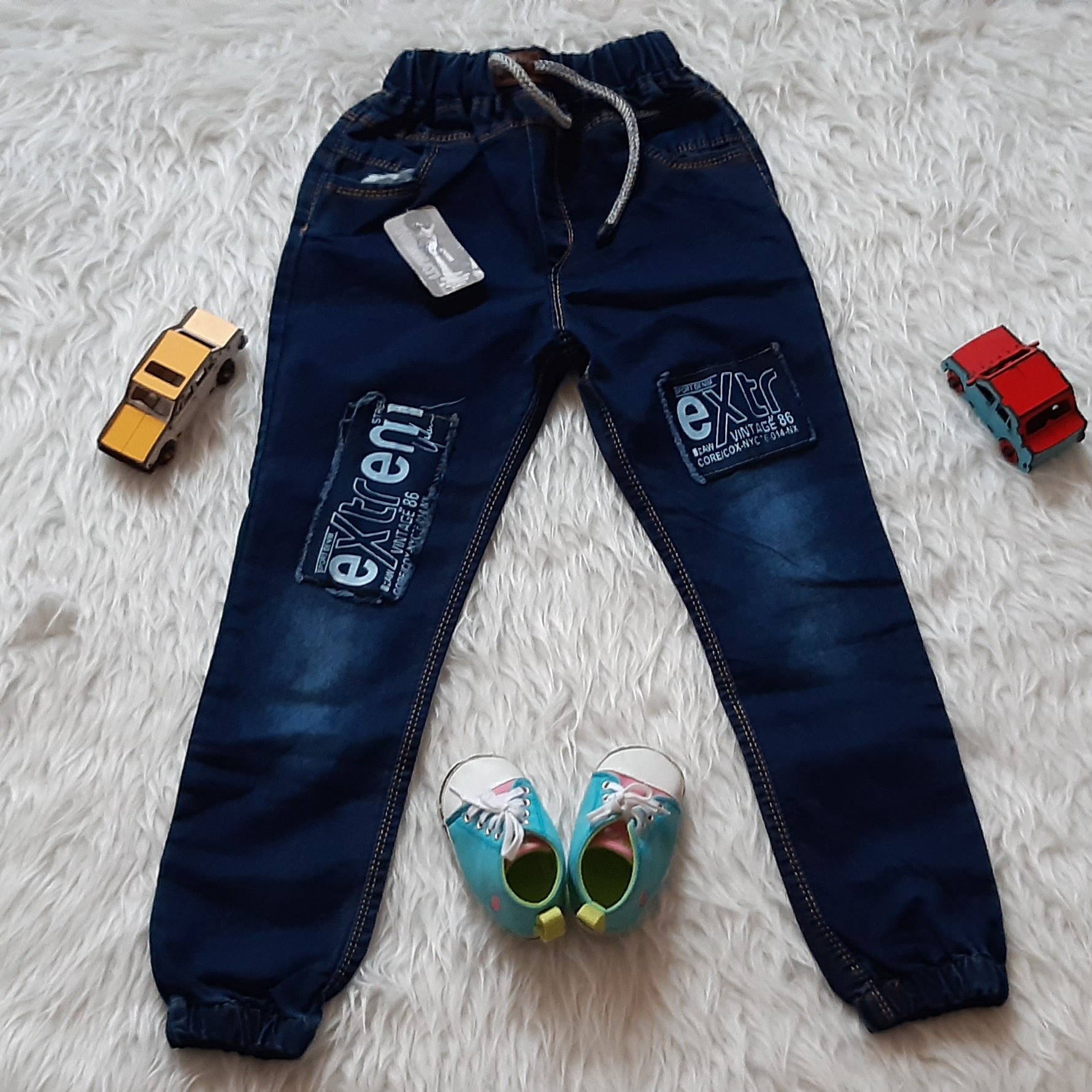 شلوار جین بچگانه پسرانه  مناسب 1 تا 3 سال