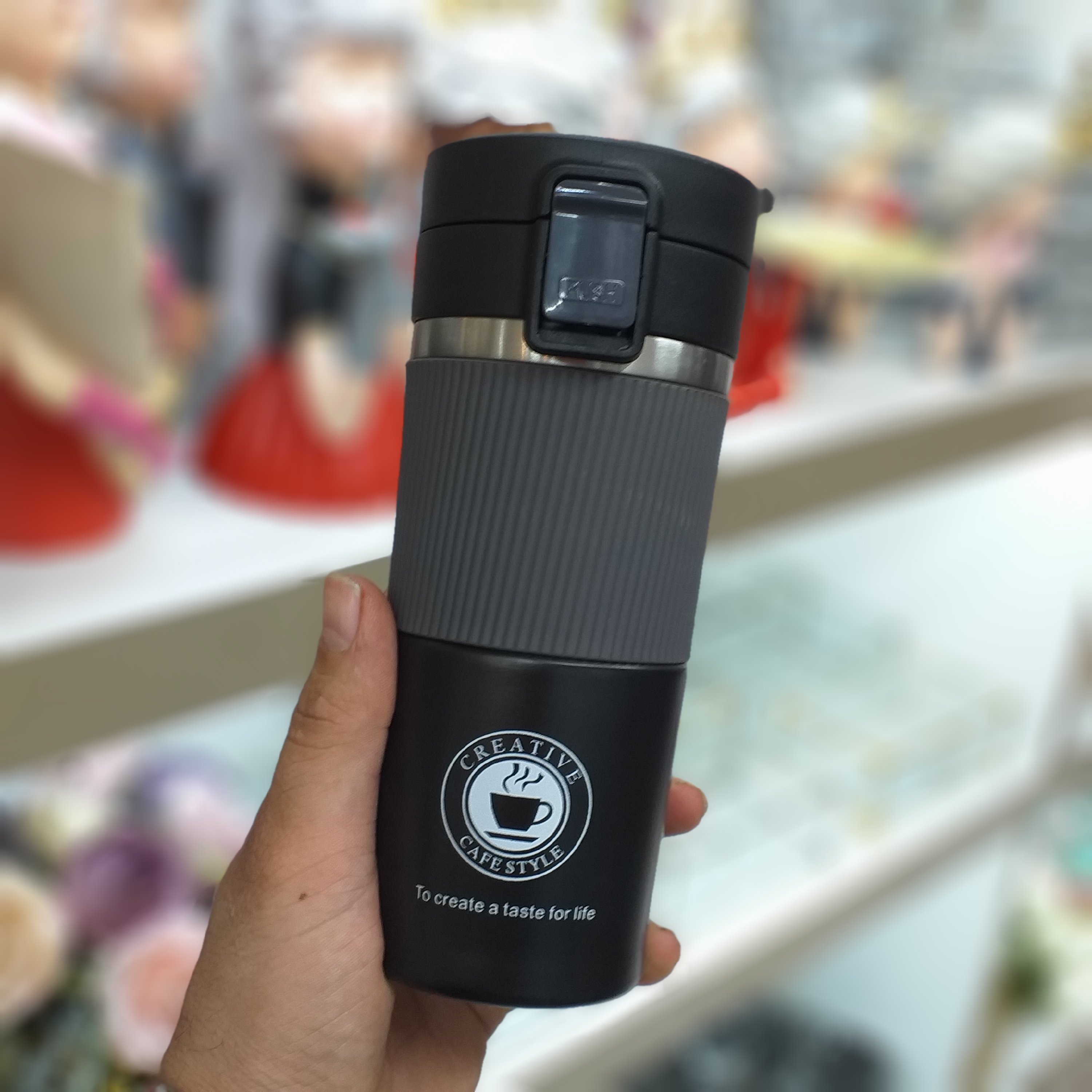 تراول ماگ کمر سلیکونی کافی اورجینال