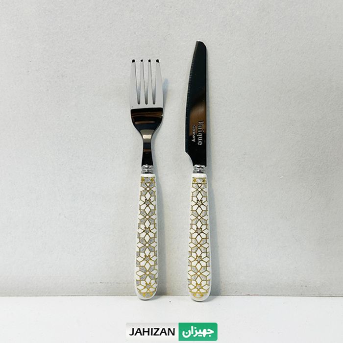 کارد و چنگال میوه خوری یونیک مدل 2025