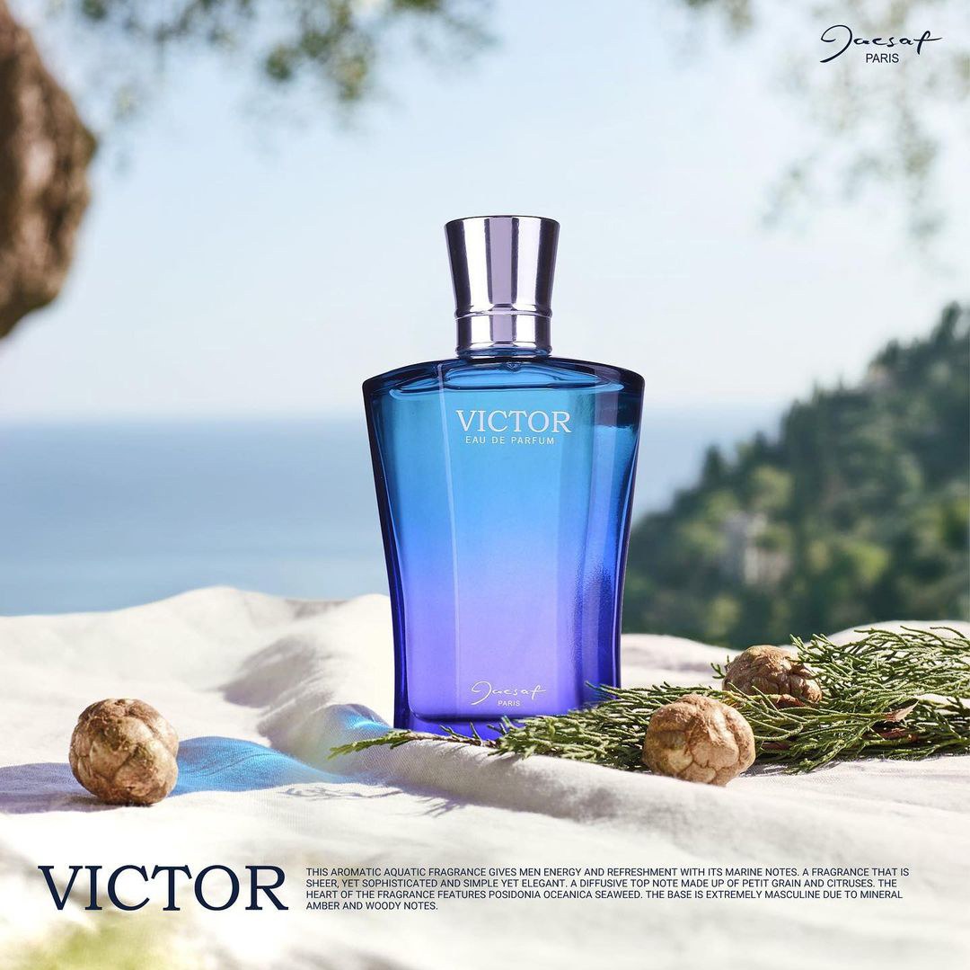ادوپرفیوم مردانه ژک ساف Jacsaf مدل ویکتور Victor حجم 100 میلی لیتر
