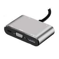 هاب 5 پورت  Type-C to HDMI VGA 5 in 1