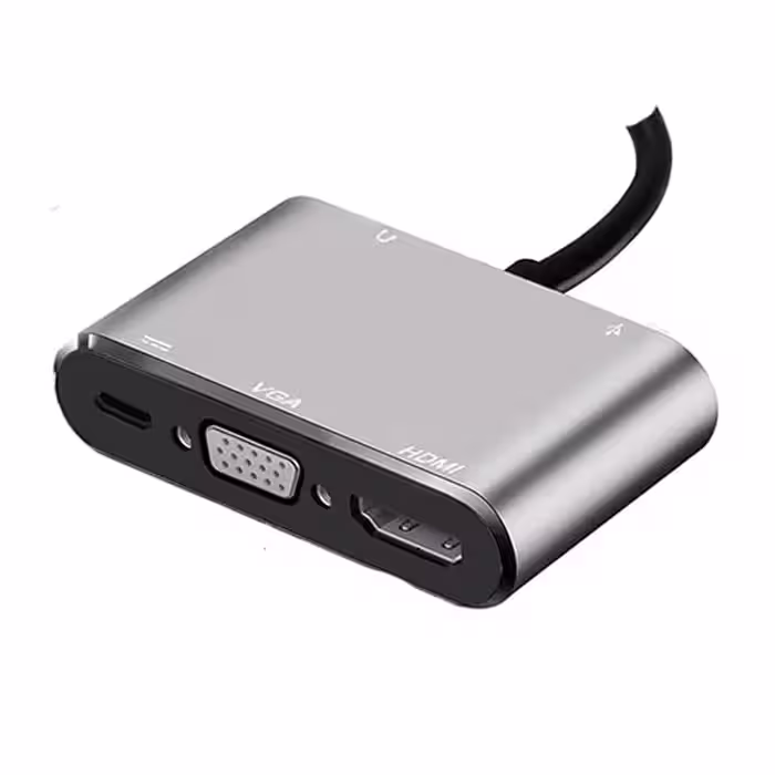 هاب 5 پورت  Type-C to HDMI VGA 5 in 1