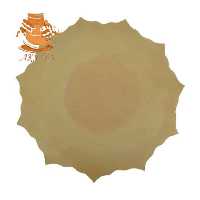 بشقاب سفالی خام مدل ستاره قطر 25 سانتی متر