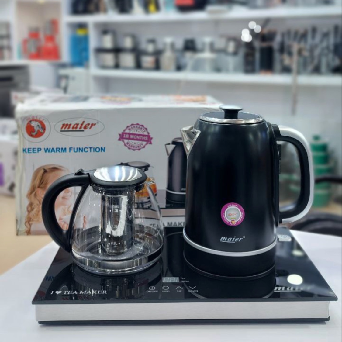 چای ساز صفحه ای مایر  مدل  1525