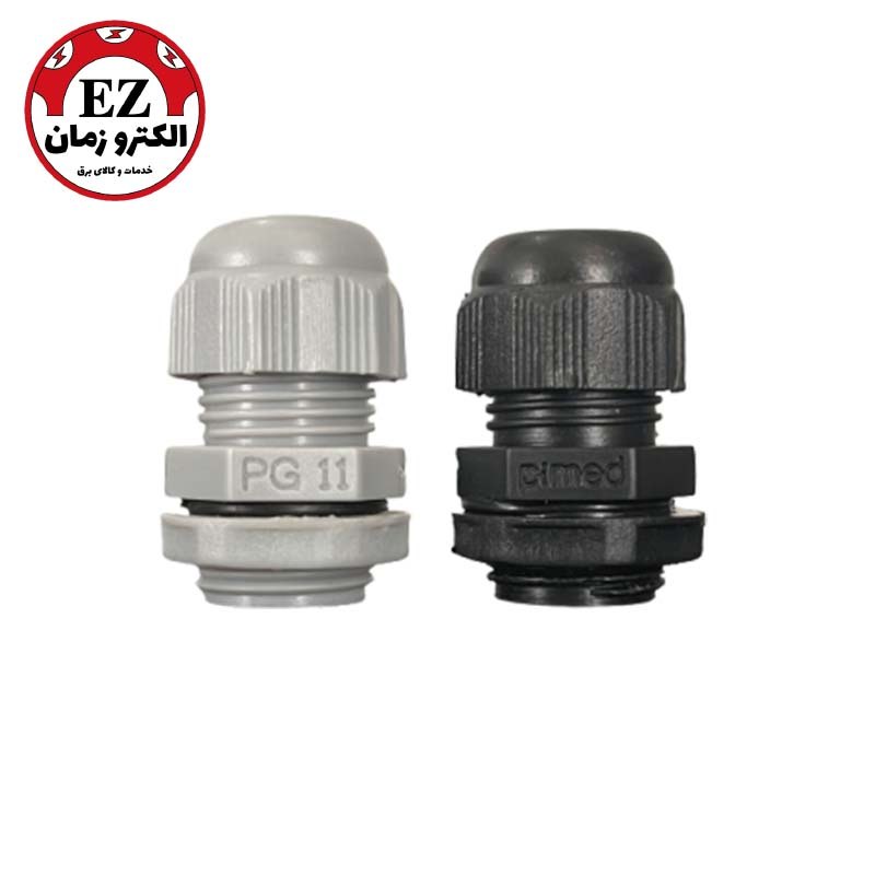 گلند پلاستیکی با رزوه سایز PG11
